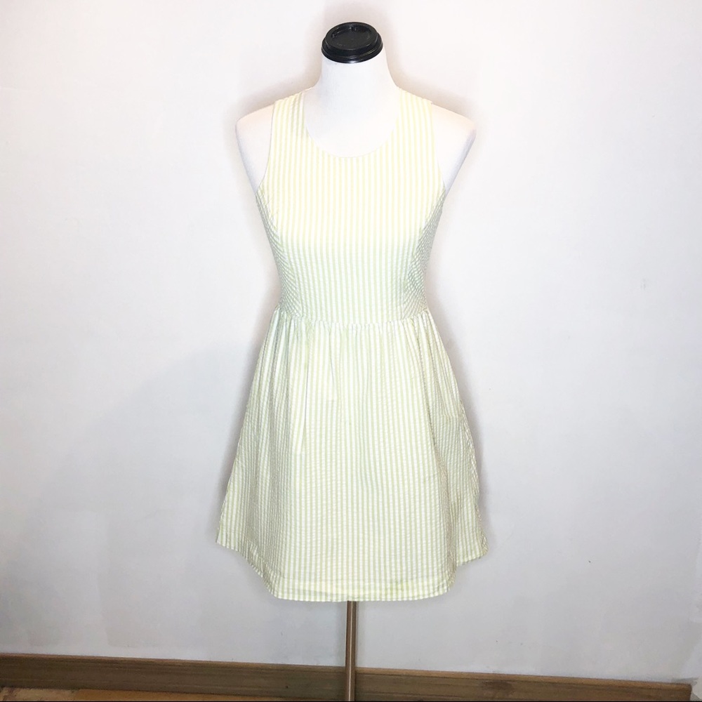 Crown & Ivy Green Summer Dress with Pockets